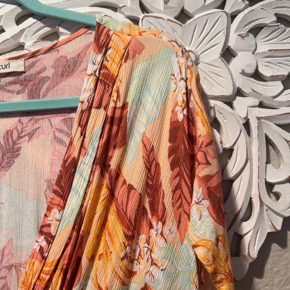 Rip Curl Tropical Faux-Wrap Maxi Dress - Picture 3 of 10